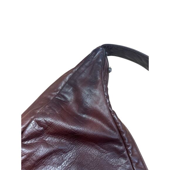 Vintage Unisex Ameri Brown Leather Hiking Healthy Sling Bag 19” USA Made main image 10
